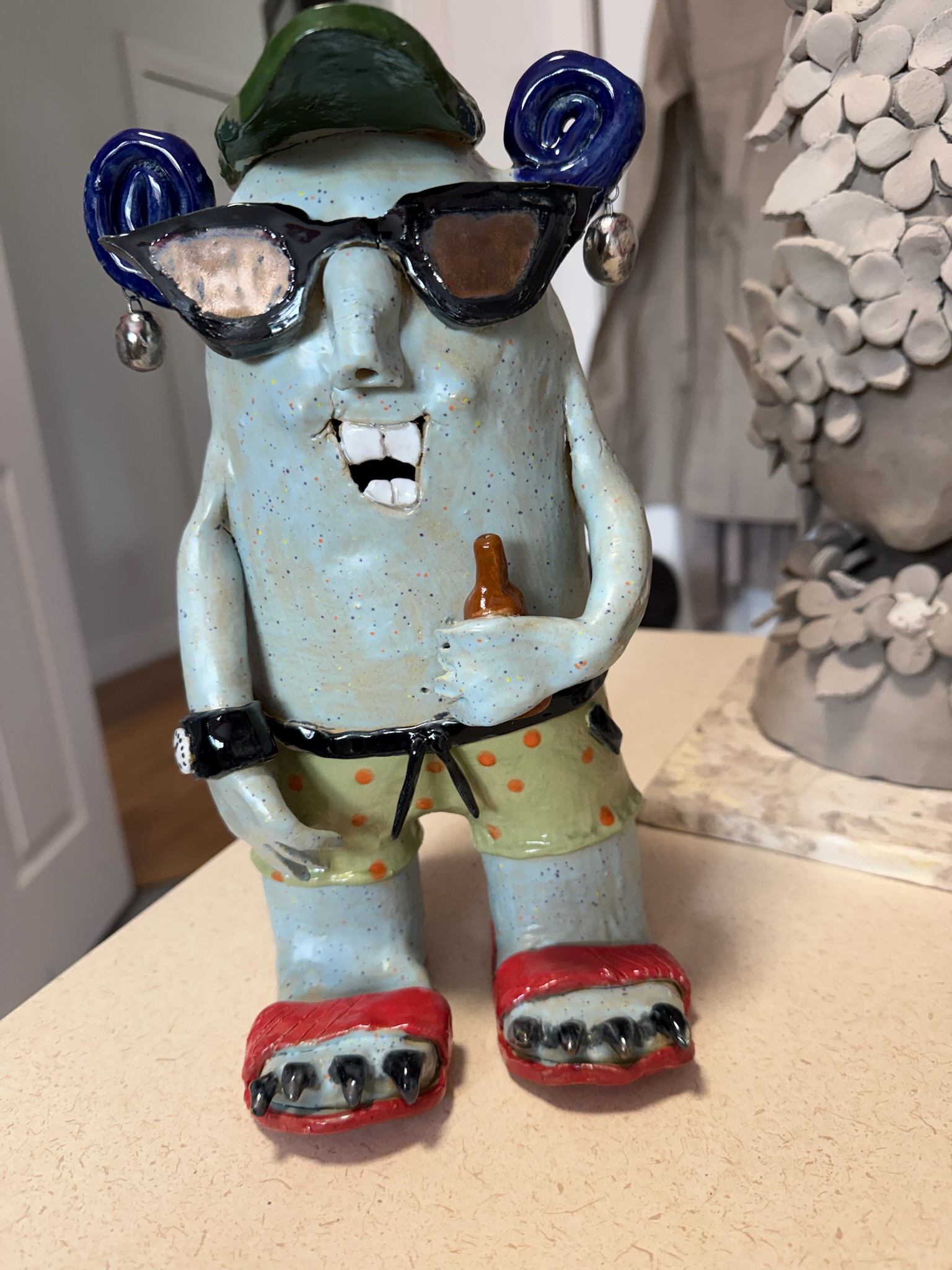 Raw clay character
